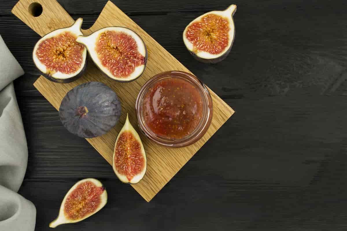 dried fig jam with honey