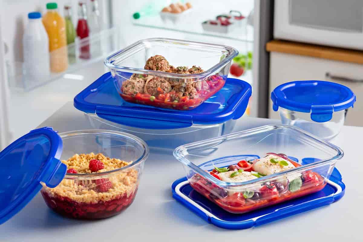 Oven safe glass containers
