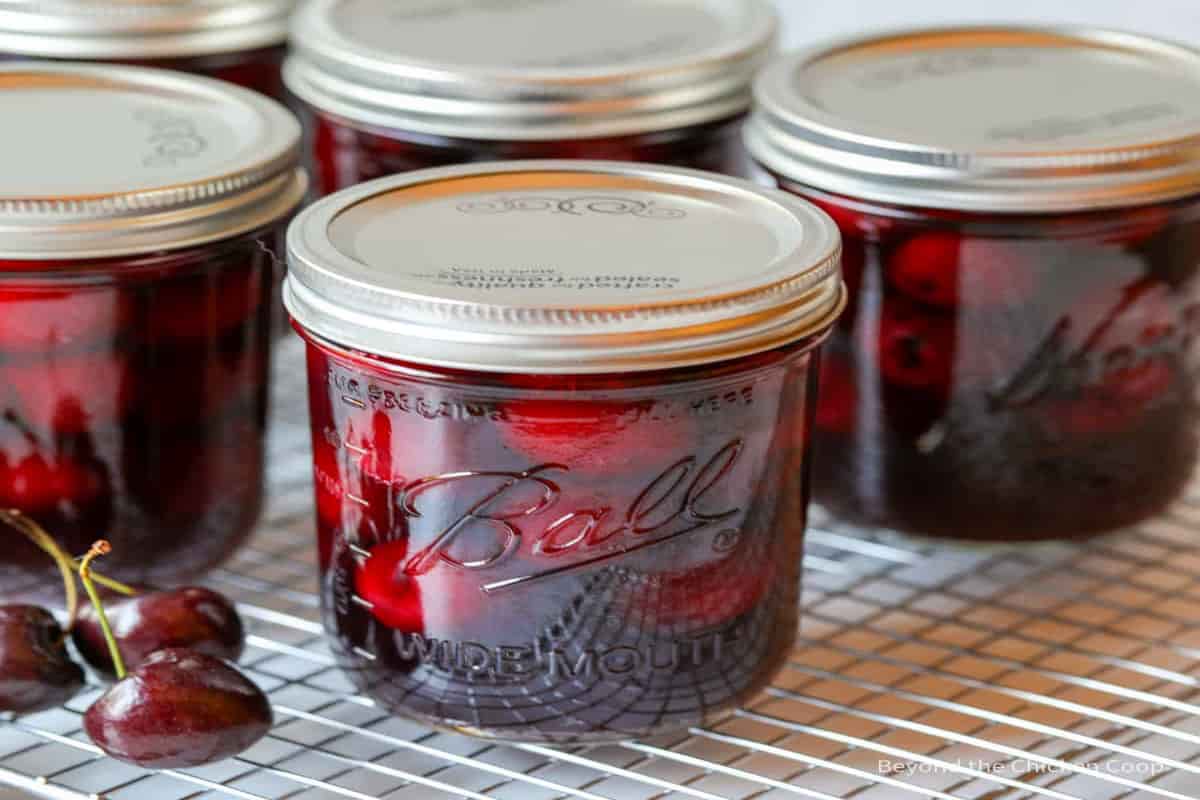 canned cherries pie recipe