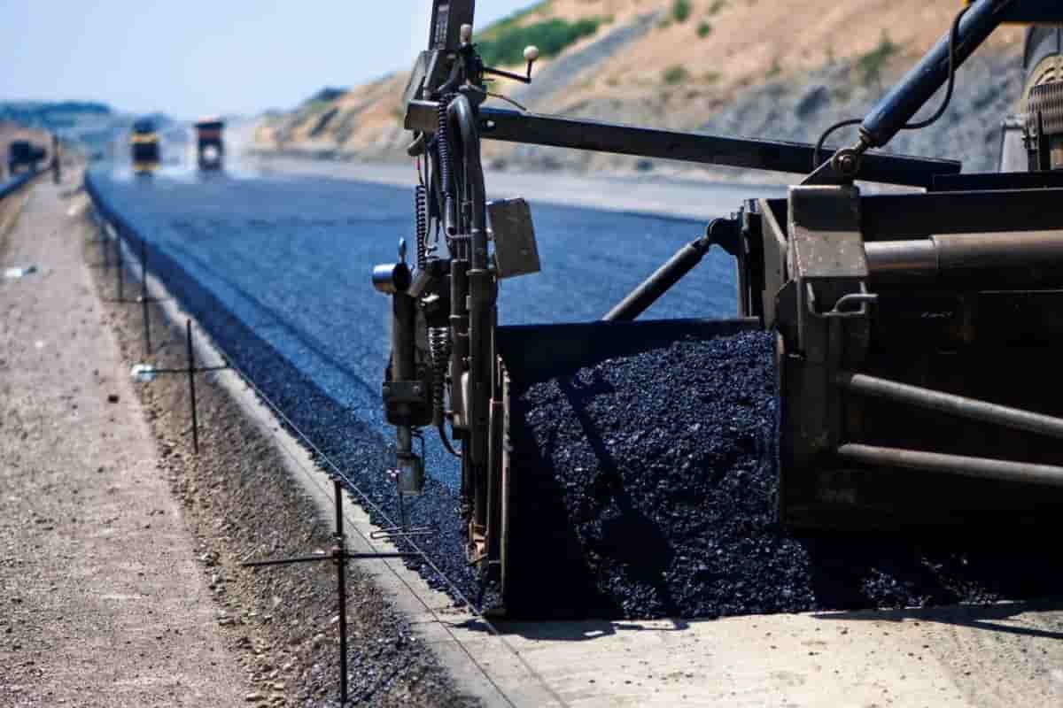 bitumen road construction process