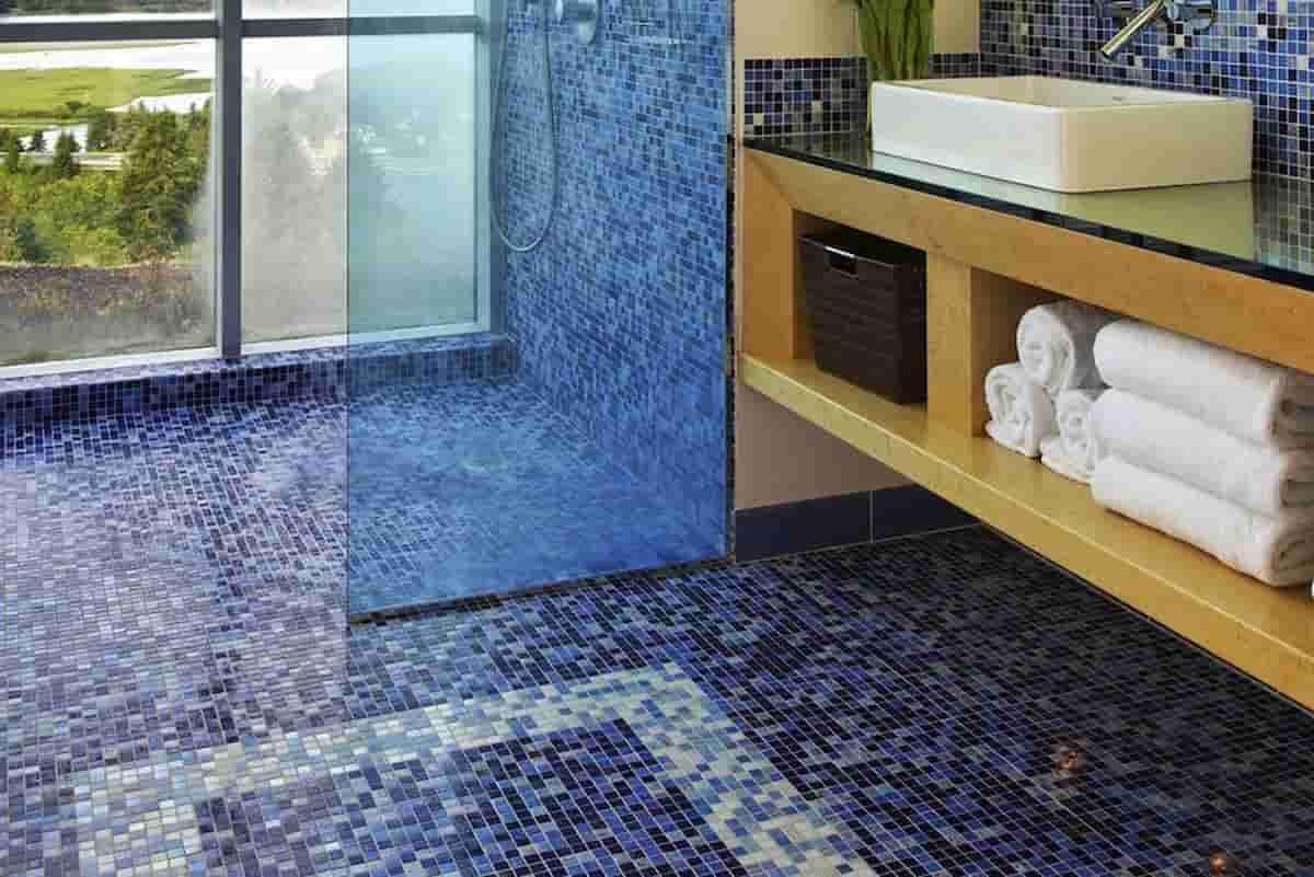 Linoleum Bathroom Floor Tiles