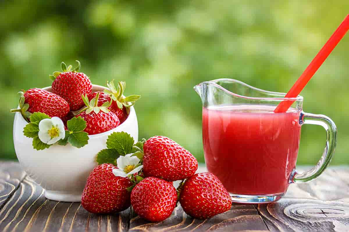 strawberry puree mix
