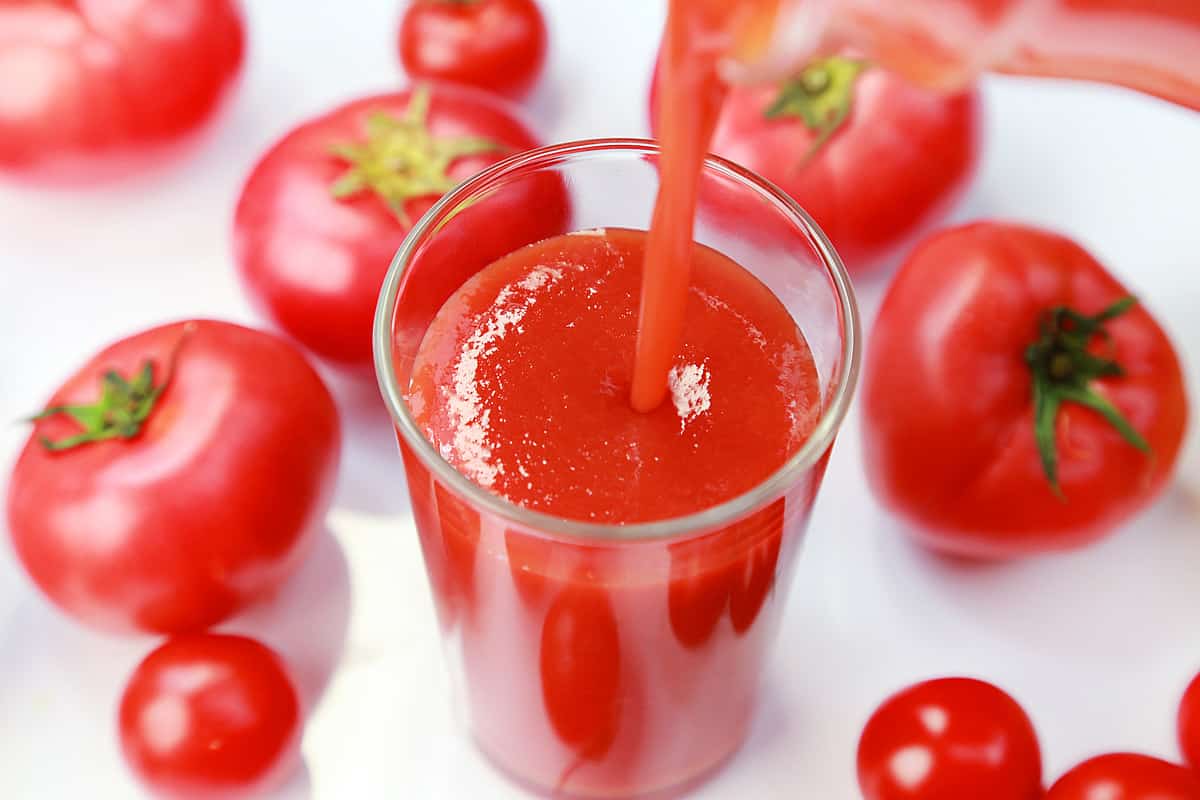 Tomato juice vitamin d