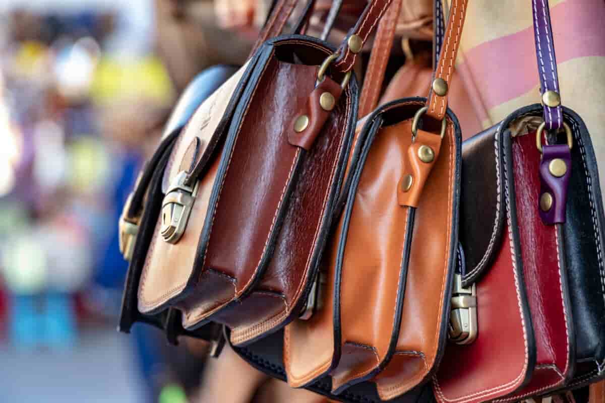 Leather handbags on sale