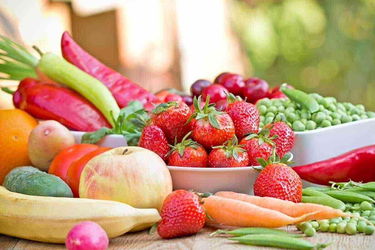 fresh fruits and vegetables definition