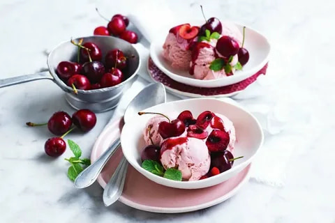 cherry vanilla frozen yogurt recipe