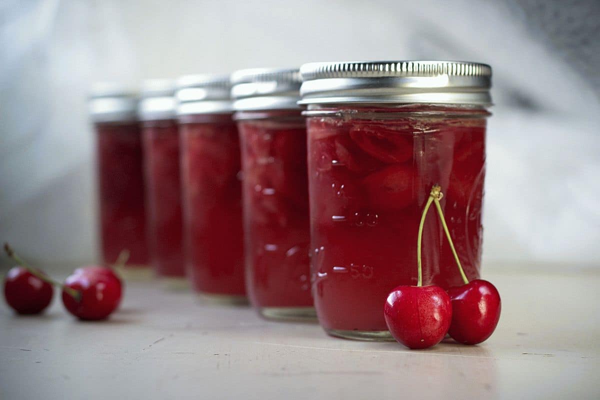 canning cherries for pie filling