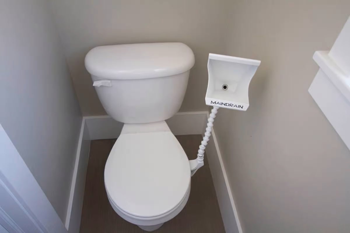Standard toilet bowl features