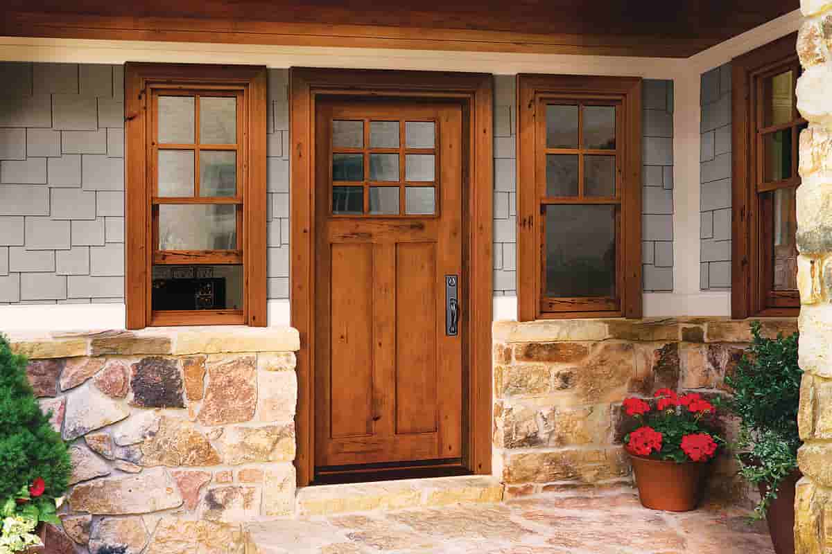 wooden door frames materials