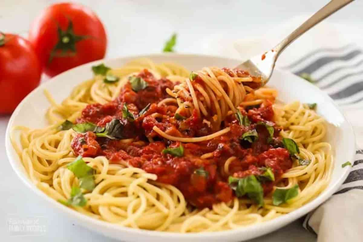 quick spaghetti sauce with tomato sauce