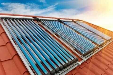 fpc solar water heating system