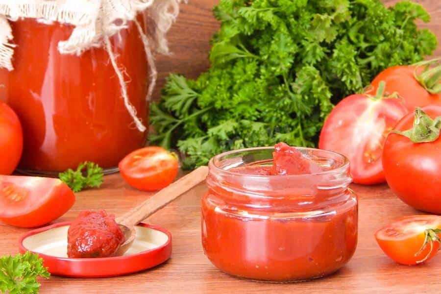 tomato paste production