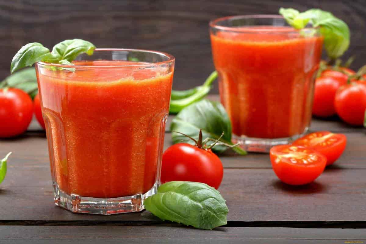Ingredients and properties of tomato juice