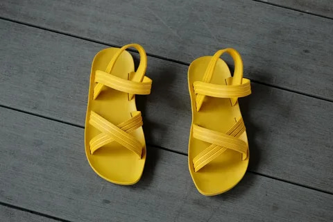 rubber sandals for ladies