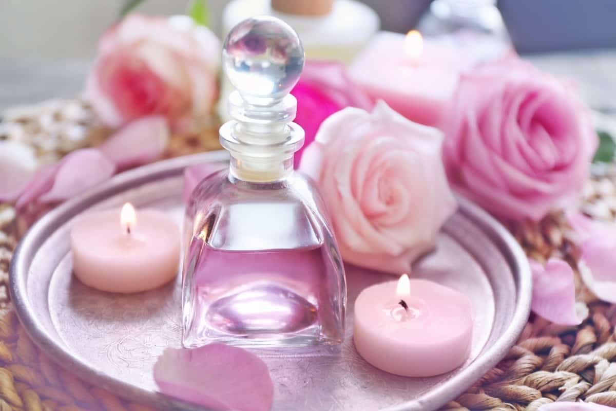 Rose petals and candles proposal