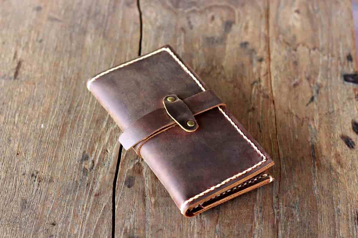 An introduction to leather wallet with coin pocket