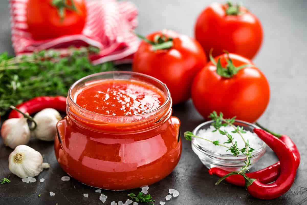replace tomato paste with tomato sauce