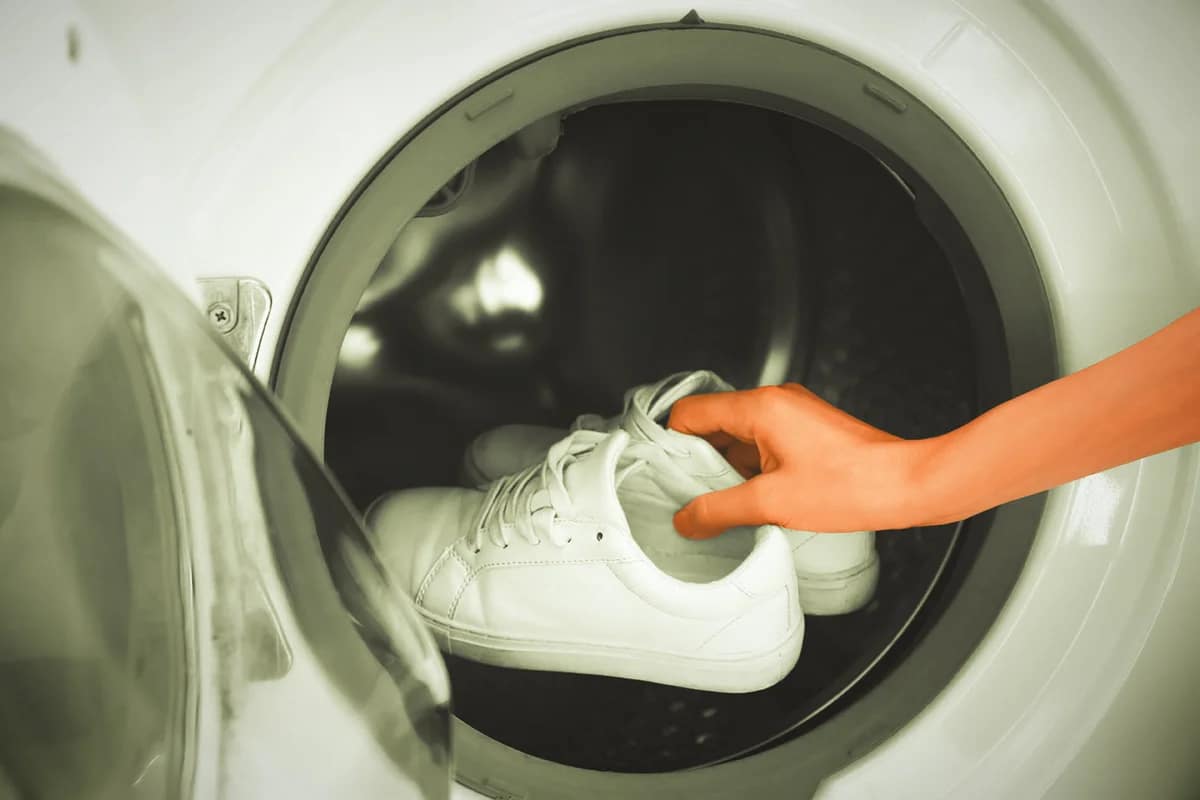 leather golf shoes in washing machine