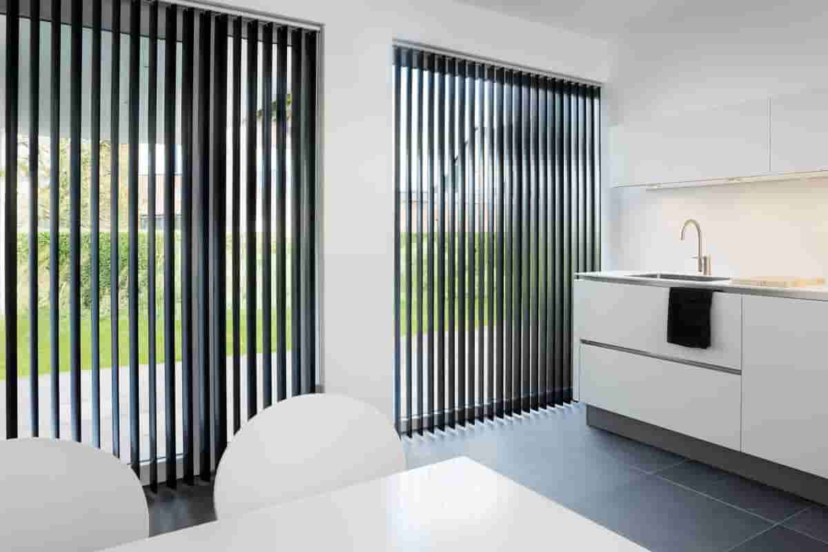 Curtains for sliding glass doors