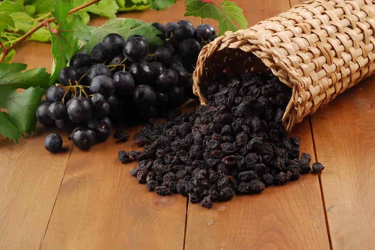 Black raisins nutrition iron