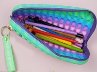 جامدادی تک زیپ pencil case سبک رنگبندی متنوع مناسب سازماندهی لوازم تحریر