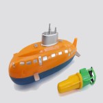 زیر دریایی اسباب بازی toy جنس پلاستیکی محکم با کیفیت