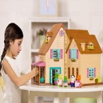 خانه اسباب بازی کودک؛ پلاستیکی چوبی ابعاد (13 × 265 × 28)