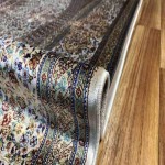 فرش ابریشم طبیعی ماشینی Carpet دستباف رنگ طبیعی طرح متنوع