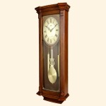 ساعت دیواری چوبی بزرگ clock ساده کلاسیک مدرن چوب (گردو راش چنار)