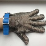 دستکش ضد برش فلزی؛ زنجیری لاتکس ضد زنگ جنس کفی پلاستیک طبیعی