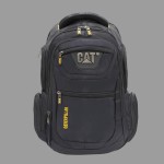 کیف کوله پشتی مارک cat؛ رنگ مشکی سرمه ای طوسی جنس الیاف پلی استر