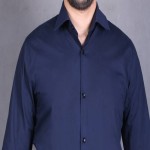 پیراهن مردانه تترون؛ ساده چهار خونه مناسب استایل رسمی