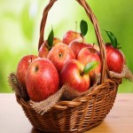 سیب درجه 1 (میوه) استخوانی پفکی وزن 100 گرم درمان کبد چرب