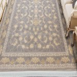 فرش اردکان یزد 9 متری (قالی) ماشینی دستباف 2 جنس ابریشمی پشمی