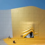 کامپوزیت نما طلایی؛ جنس آلومینیوم پوشش نمای ساختمان composite