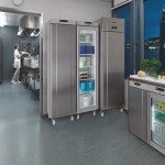 فریزر صنعتی خانگی؛ درب شیشه ای فلزی 2 مدل عمودی ویترینی freezer