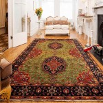 فرش ماشینی پشمی کاشان (قالی) طبیعی ظاهر عالی مقاوم Carpet