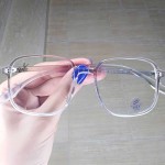 فریم عینک بی رنگ؛ شفاف 2 طرح گرد مربع frame