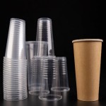 لیوان پلاستیکی شفاف؛ حمل آسان نازک مناسب مجالس Transparent