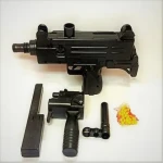 تفنگ اسباب بازی یوزی (مسلسل دستی) پلاستیکی فلزی 2 ویژگی سبک مقاوم