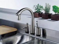 شیرآلات کروم مات؛ کروم جنس آلیاژ مناسب آشپزخانه faucets