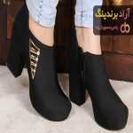 مشخصات کفش چرم پاشنه پهن + قیمت خرید