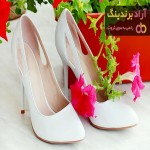 کفش چرمی سفید زنانه | خرید با قیمت ارزان