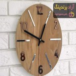 خرید و قیمت ساعت چوبی دیواری دست ساز