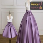 لباس مجلسی دخترانه کوتاه لمه + بهترین قیمت خرید