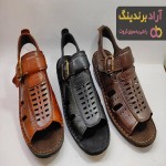 قیمت خرید صندل مردانه چرم طبیعی در تهران شیراز ایلام کرج