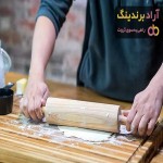 وردنه چوبی در سایز های مختلف برای صاف کردن خمیر