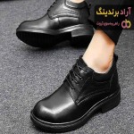 کفش اسپرت چرم زنانه مشکی + بهترین قیمت خرید