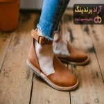 خرید کفش چرم بندی زنانه با قیمت استثنایی