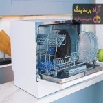ماشین ظرفشویی اسنوا؛ مدل رومیزی بدنه استیل 8 نفره